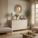 Modern 6 Drawer Fluted Dresser by HouseOfZazla