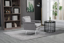 Accent Chair, Living Room Chair / leisure single sofa with acrylic feet