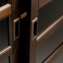 Burlington - Medium Storage Cabinet - Mahogany Brown by HouseOfZazla