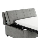 Twin Size Folding Ottoman Sleeper Bed With Mattress Convertible Guest Bed by HouseOfZazla