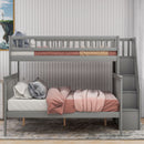 Bunk Bed With Staircase by HouseOfZazla
