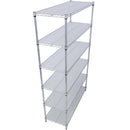 6 Tier 6000Lbs Capacity Nsf Metal Shelf Wire Shelving Unit, Heavy Duty Adjustable Storage Rack With Wheels & Shelf Liners For Commercial Grade Utility Steel Storage Rack by HouseOfZazla