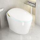 Unique Smart Toile With Built In Bidet, Auto Open / Close Seat, Foot Sensor, LED Display, Night Light, Warm Water & Dryer Ceramic
