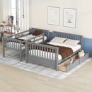 Bunk Bed With Ladders And 2 Storage Drawers by Unique Piece Furniture