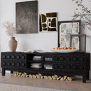 Media Console With 4 Drawers And Cable Management by Unique Piece Furniture