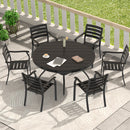7 Pieces Outdoor Patio Dining Set by HouseOfZazla