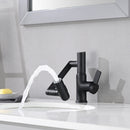 Bathroom Sink Faucet With Spray Function And Temperature Display, Anti Skid Switch, 360 Degree Rotary by HouseOfZazla