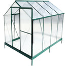 Polycarbonate house, Heavy Duty Outdoor Aluminum Walk-In House Kit With Rain Gutter, Vent And Door For Backyard Garden by HouseOfZazla