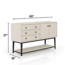 Server With Base - White