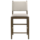 Crispin - Upholstered Counter Side Chair (Set of 2) - Brown