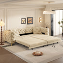 3-In-1 Convertible Sleeper Sofa by HouseOfZazla