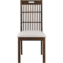 2 Pieces Set Dining Side Chair Rustic Modern Farmhouse Design Retro Design Easy to Assembly