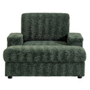 Oversized Chaise Lounge Indoor Rabbit Fur Sofa Bed With Storage Ottoman And Armrests Cup Holders With Deep Seat by HouseOfZazla