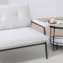 Modern Metal Frame Sofa With Sponge Filling For Compact Spaces And Versatile Use