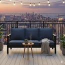 3 Seat All-Weather Patio Sofa With Cushions by HouseOfZazla