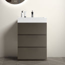 Alice - Bathroom Vanity With Sink, Large Storage Freestanding Bathroom Vanity For Modern Bathroom, One-Piece Sink Basin Without Drain And Faucet by HouseOfZazla