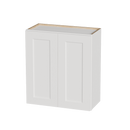 White Shaker Solid Wood Wall Cabinet with Soft-Close Doors by HouseOfZazla