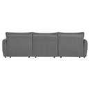 Eaden - Power Sofa With Sleeper - Gray Chenille by Unique Piece Furniture