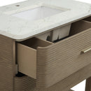 James Martin Lucian 36" Single Bathroom Vanity, Pebble Oak