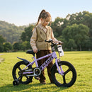 16-18 Inch Kids Bike with Training Wheels and Adjustable Seat