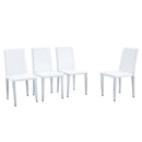 Elegant Upholstered Chairs & Metal Legs
