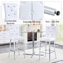 Bar Chairs & Crystal Clasp Design (Set of 2)