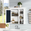 Wall Mounted Bathroom Medicine Cabinet With Mirror And Adjustable Storage With Soft Close Hinges by Unique Piece Furniture