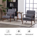 Accent Chair With Pillow And Wood Frame by HouseOfZazla