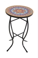 3 Pieces Outdoor Conversation Set, Patio Bistro Sets with 2 PE Wicker Chairs and Coffee Table for Backyard