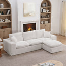 Sectional Sofa With Moveable Ottoman by HouseOfZazla