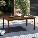 Rectangular Acacia Outdoor Dining Table by HouseOfZazla