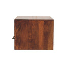 Solid Wood Cadiz Textured Bedside Table