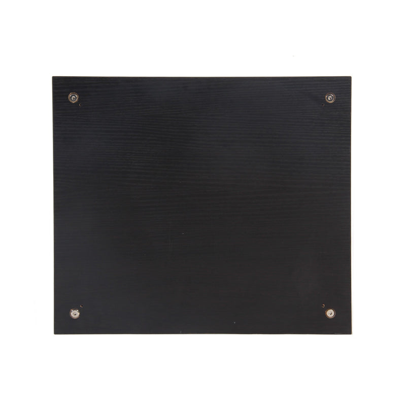 4 Shelves Glass Cabinet Glass Display Cabinet with One Door, Black