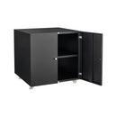 Office Furniture Copier Cabinet 2 Door Steel Copier Stand Mobile Pedestal File Printer Stand by HouseOfZazla