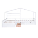 L Shape Platform Bed With 3 Storage Drawers by HouseOfZazla