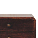 Curved Wall Mounted Bedside Nightstand by Unique Piece Furniture