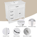 Bathroom Vanity With Sink, Freestanding Cabinet & Drawers by HouseOfZazla