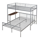 Bunk Bed With Desk, Ladder And Quality Slats For Bedroom by HouseOfZazla