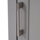 Modern Small Bathroom Vanity Cabinet With Ceramic Basin, Ample Storage, 1 Soft Close Door by HouseOfZazla