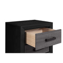 Soluto - Nightstand - Gray / Black by HouseOfZazla