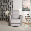 Lawson - Swivel Glider Suede Recliner Chair - Latte by HouseOfZazla