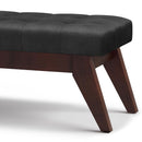 Draper - Upholstered Mid Century Tufted Ottoman Bench by Unique Piece Furniture