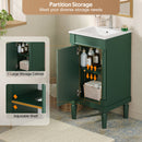 18" French Style Bathroom Cabinet with Storage