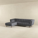 Addison - L Shape Sectional Sofa Tufted by HouseOfZazla