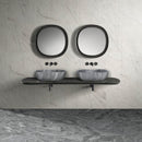 Bathroom Vessel Sink With Wavy Design