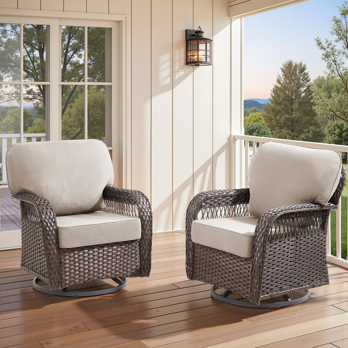 Outdoor Glider Chairs Set of 2, photo 8 of 10