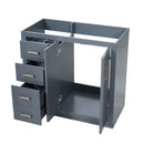 Retro Style Bathroom Vanity, 3 Drawers & Soft Closing Doors by HouseOfZazla