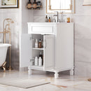 Bathroom Vanity With Top Sink, Cabinet With 2 Soft Closing Doors by Unique Piece Furniture
