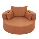 360° Swivel Accent Barrel Chair With 3 Removable Pillows For Living Room by HouseOfZazla