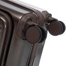 14' & 20' ABS Spinner Wheel Luggage Set with Cosmetic Case